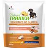 NovaFood Trainer Natural Trainer Sensitive Adult Salmone e Cereali Integrali 800 gr Per Cani