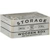 MIlani Home PARKER - set di 3 cassette in legno