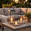 MIlani Home ANASTASIE - lanterna in vetro e acciaio
