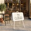 MIlani Home DOMINIC - cartello open close in acciaio