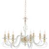 Ondaluce Lampadario a sospensione 1306 in vetro soffiato lavorato a mano 8 luci D84 cm ORO