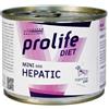 Cibo Umido per Cani con Insufficienza Epatica Prolife Hepatic Gusto Pollo,  Maiale e Riso 6x400gr - ANIMALS PLANET