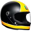 Agv casco vintage integrale Legend X3000 Super - Nero/Giallo - taglia MS