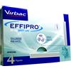 VIRBAC Effipro Spot-on Antiparassitario Gatti 50 Mg 4 Pipette