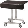 Forcar Carrello per la colazione - mod. cb970 - struttura portante in tubo di acciaio inox - ripiano con antine ribaltabili in nobilitato - dim. cm l 80 x p 53 x h 80