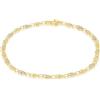 Gioielleria Lucchese Oro Bracciale Uomo in Oro Giallo e Bianco 803321718171