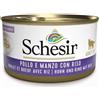 SCHESIR CAT POLLO, MANZO E RISO AL NATURALE 85 G