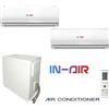 CLIMATIZZATORE DUAL 9+12 CONDENSATO AD ACQUA INAIR DC INVERTER A++A+ GAS R-32 POMPA DI CALORE LINEA 2026 PRONTA CONSEGNA