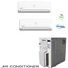 CLIMATIZZATORE DUAL 9+9 CONDENSATO AD ACQUA DC INVERTER A++A+ GAS R-32 POMPA DI CALORE WI FI READY LINEA 2025