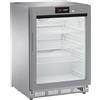 Amitek Espositore refrigerato in acciaio inox - mod. akd200rgs/s - statico - display digitale - capacità lt 140 - n. 1 porta a vetri - temperatura +2º/+8ºc - dimensioni cm l 60 x p 60 x 85,5 h - peso kg 44