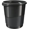 ESSELTE Cestino gettacarte Europost VIVIDA - 25,8 x 28,5 cm - altezza 32,2 cm - 14 L - nero - Esselte (unità vendita 1 pz.)