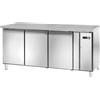 Amitek Tavolo Refrigerato Snack a 3 Porte con Predisposizione Motore Remoto - Profondità Cm 60 - Capacità lt 339