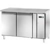 Amitek Tavolo Refrigerato GN1/1 a 2 Porte con Predisposizione Motore Remoto - Profondità Cm 70 - Capacità lt 282