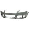 Paraurto anteriore verniciabile con fori lavafari per AUDI A4 dal 2008 al 2011