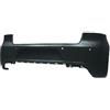 Paraurto posteriore verniciabile con fori sensore per VOLKSWAGEN GOLF VI dal 2008 al 2012