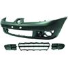 Paraurto anteriore verniciabile completo di griglie per RENAULT CLIO dal 2005 al 2009