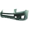 Paraurto anteriore verniciabile con fori arco giroruota per TOYOTA RAV 4 dal 2009 al 2010