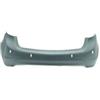 Paraurto posteriore verniciabile con fori sensore per OPEL MERIVA dal 2010 al 2014