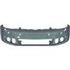 Paraurto anteriore verniciabile con fori lavafari e fori sensore per VOLKSWAGEN GOLF PLUS dal 2009 al 2014