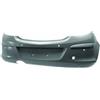 Paraurto posteriore verniciabile 3 porte Sport - GSI $con fori sensore per OPEL CORSA D dal 2006 al 2010