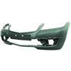 Paraurto anteriore verniciabile con fori modanatura e tracce sensori $mod. Elegance per MERCEDES-BENZ A W169 dal 2008 al 2012