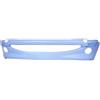 Paraurto anteriore verniciabile con fori fendinebbia $09-98-04-03 per PEUGEOT 206 dal 1998 al 2009