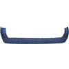 Paraurto posteriore nero per RENAULT KANGOO dal 2003 al 2007