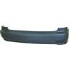 Paraurto posteriore nero per HONDA CIVIC dal 1991 al 1995