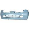 Paraurto anteriore verniciabile con fori fendinebbia per NISSAN MICRA K12 dal 2003 al 2005