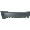 Paraurto posteriore nero per CITROEN C2 dal 2008 al 2010