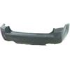 Paraurto posteriore verniciabile con 2 fori marmitta per HYUNDAI TUCSON dal 2004 al 2015