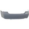 Paraurto posteriore verniciabile berlina con tracce sensore per BMW 3 E90 dal 2005 al 2008