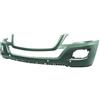 Paraurto anteriore verniciabile con fori sensore per MERCEDES-BENZ M W164 dal 2008 al 2011