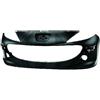 Paraurto anteriore verniciabile con fori fendinebbia per PEUGEOT 207 dal 2006 al 2009