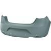Paraurto posteriore verniciabile con fori sensore per SEAT LEON dal 2005 al 2009