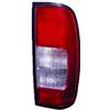 Fanale posteriore senza retronebbia $interasse foro fissaggio cm. 26,5 per NISSAN NAVARA dal 2002 al 2004 lato destro passeggero