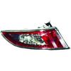 Fanale posteriore bianco per HONDA CIVIC dal 2006 al 2012 lato sinistro guidatore