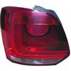 Fanale posteriore rosso per VOLKSWAGEN POLO dal 2009 al 2014 lato sinistro guidatore