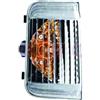 Lucciola retrovisore arancio per PEUGEOT BOXER dal 2014 lato sinistro guidatore