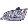 Proiettore cromato per FORD FOCUS dal 2004 al 2008 lato sinistro guidatore