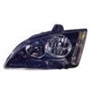 Proiettore nero per FORD FOCUS dal 2004 al 2008 lato sinistro guidatore