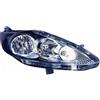 Proiettore nero per FORD FIESTA MK VI dal 2008 al 2012 lato destro passeggero