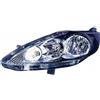 Proiettore nero per FORD FIESTA MK VI dal 2008 al 2012 lato sinistro guidatore