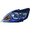 Proiettore nero per FORD FOCUS dal 2008 al 2011 lato sinistro guidatore