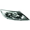 Proiettore nero led 09-10-02-14 per KIA SPORTAGE dal 2010 al 2015 lato destro passeggero