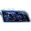 Proiettore nero H7-H7 01-03-03-04 per VOLVO S40 dal 2000 al 2004 lato destro passeggero