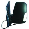 Retrovisore elettrico nero braccio corto freccia bianca per FORD TRANSIT dal 2014 lato sinistro guidatore