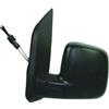 Retrovisore meccanico nero per CITROEN NEMO dal 2007 lato sinistro guidatore
