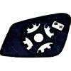 Piastra specchio retrovisore termica 2 pin per BMW X1 E84 dal 2012 al 2015 lato destro passeggero