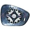 Piastra specchio retrovisore termica blu per CITROEN C5 dal 2008 lato sinistro guidatore